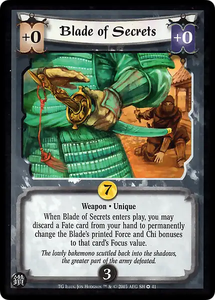 Blade of Secrets