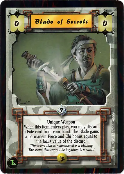 Blade of Secrets