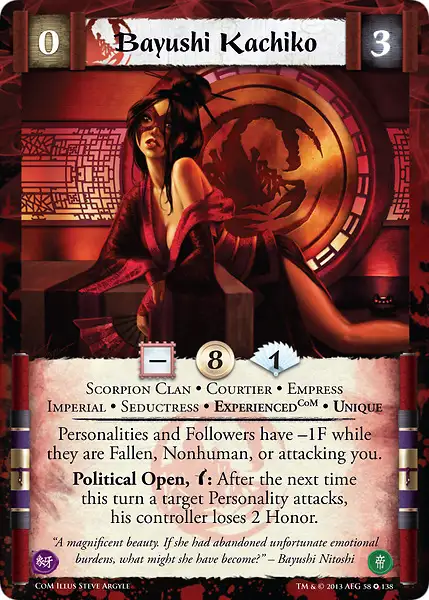 Bayushi Kachiko • ExperiencedCoM