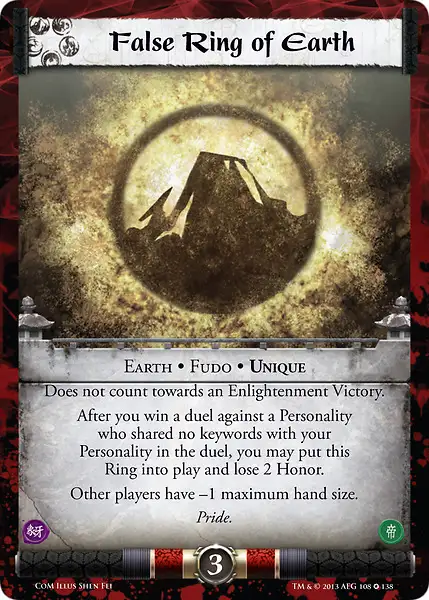 False Ring of Earth