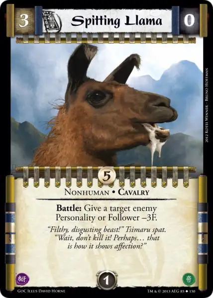 Spitting Llama