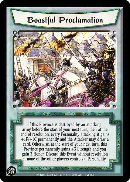 Boastful Proclamation