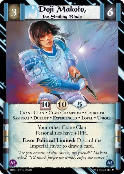 Doji Makoto, the Smiling Blade • Experienced