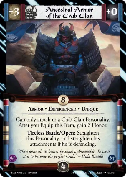 Ancestral Armor of the Crab Clan • Experienced