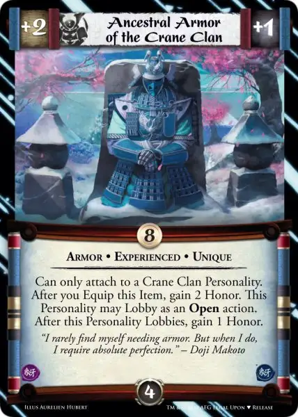 Ancestral Armor of the Crane Clan • Experienced