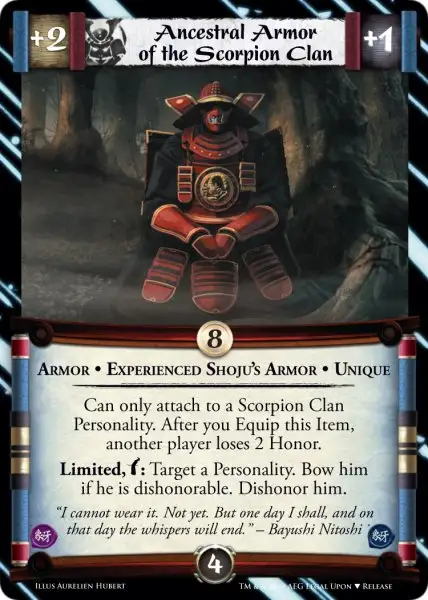 Ancestral Armor of the Scorpion Clan • Experienced