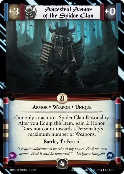 Ancestral Armor of the Spider Clan