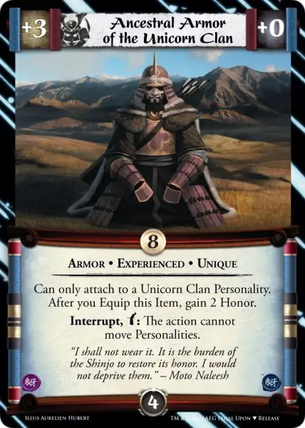 Ancestral Armor of the Unicorn Clan • Experienced