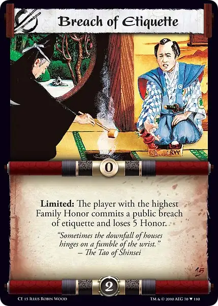 Breach of Etiquette