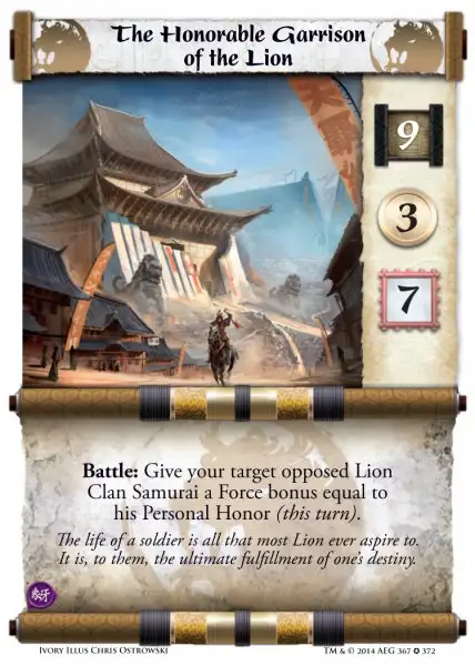The Honorable Garrison of the Lion