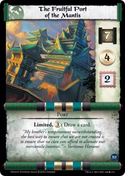 The Fruitful Port of the Mantis