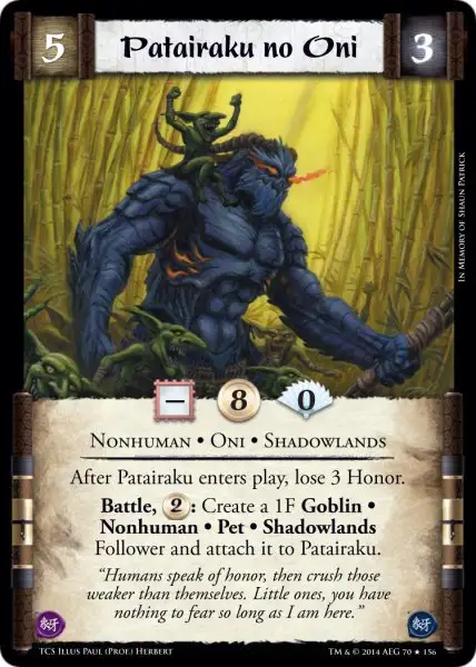 Patairaku no Oni