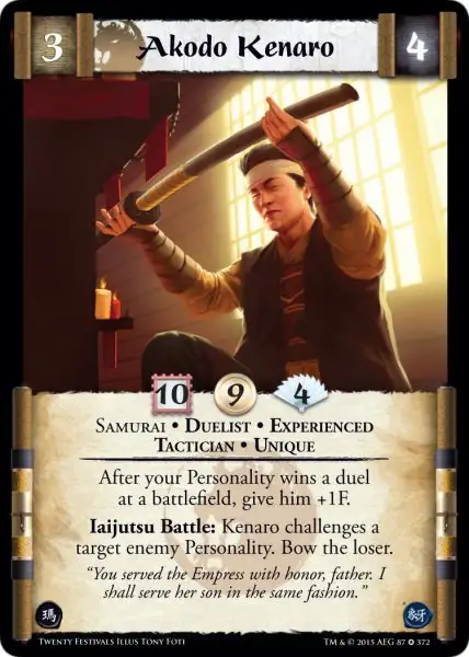 Akodo Kenaro • Experienced