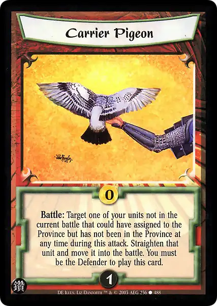 Carrier Pigeon