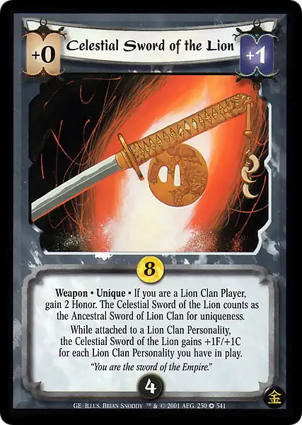 Celestial Sword of the Lion