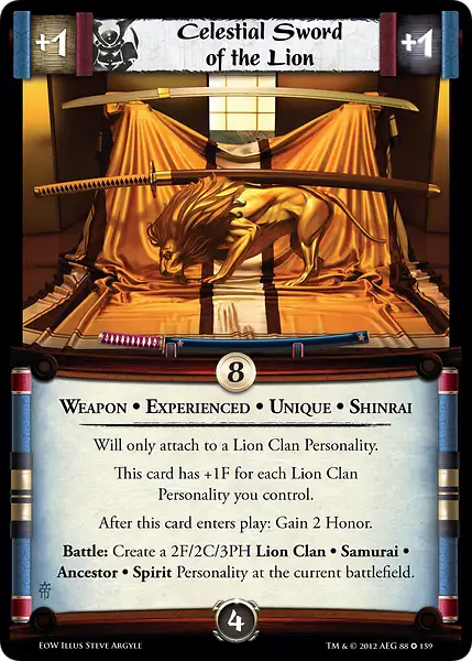 Celestial Sword of the Lion • Experienced