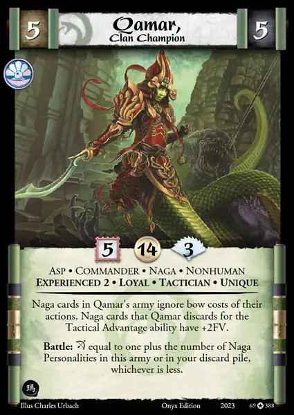 Qamar, Clan Champion • Experienced 2