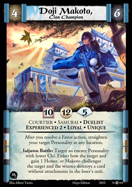 Doji Makoto, Clan Champion • Experienced 2