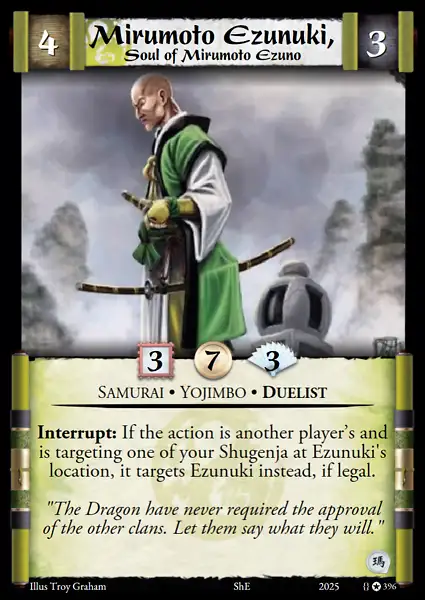 Mirumoto Ezunuki, Soul of Mirumoto Ezuno