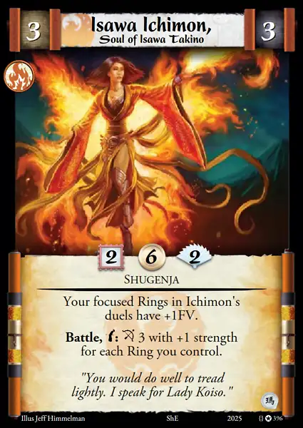 Isawa Ichimon, Soul of Isawa Takino