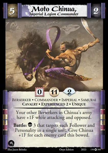 Moto Chinua, Imperial Legion Commander • Experienced 2