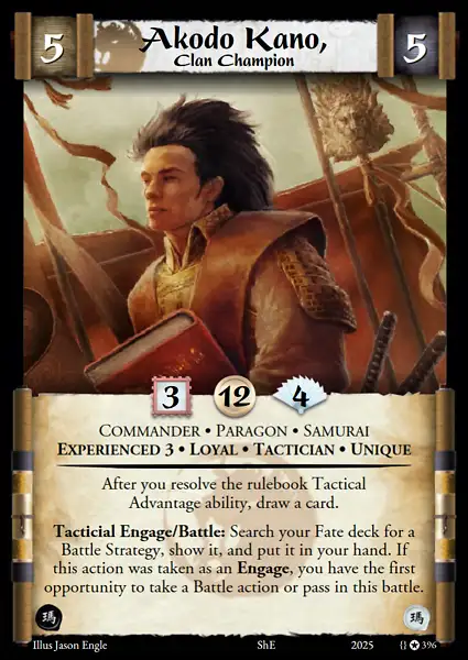 Akodo Kano, Clan Champion • Experienced 3