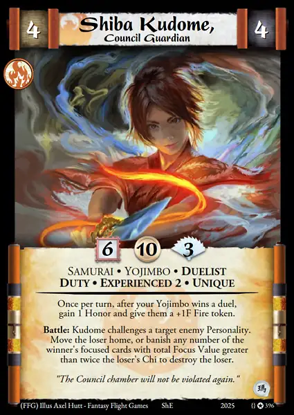 Shiba Kudome, Council Guardian • Experienced 2