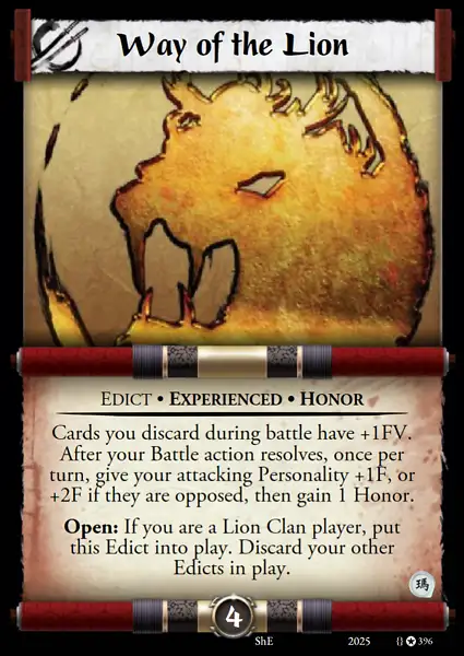 Way of the Lion • Experienced