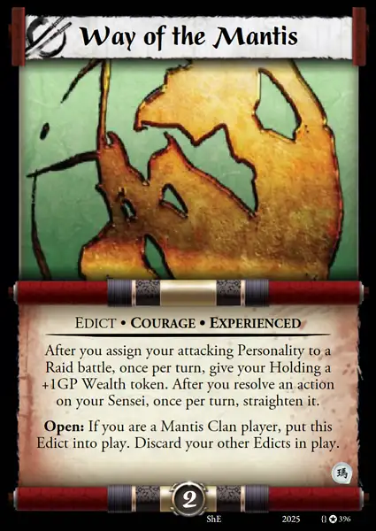 Way of the Mantis • Experienced