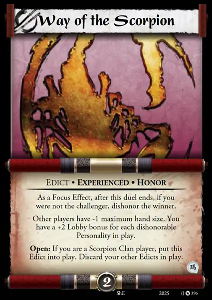Way of the Scorpion • Experienced