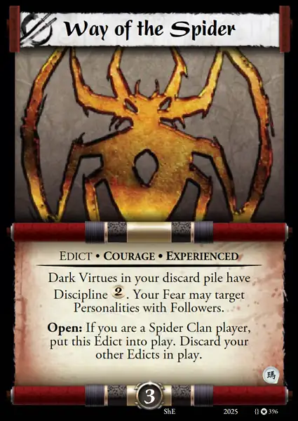 Way of the Spider • Experienced