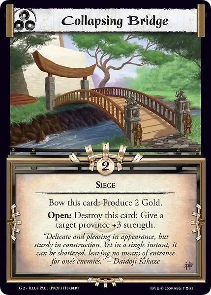 Collapsing Bridge