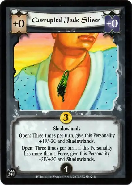 Corrupted Jade Sliver