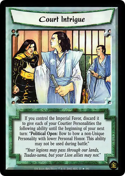 Court Intrigue