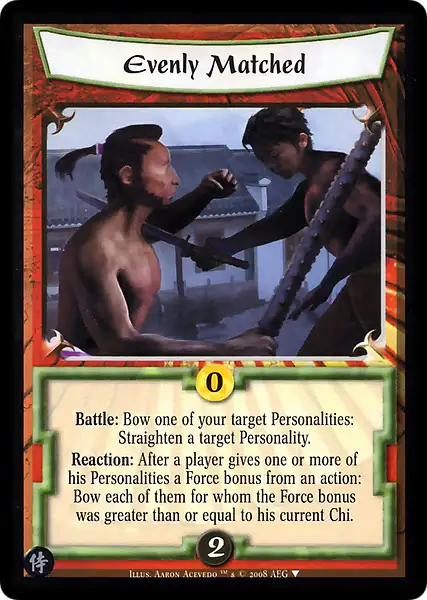 Evenly Matched