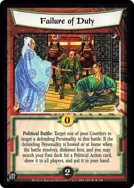 Failure of Duty