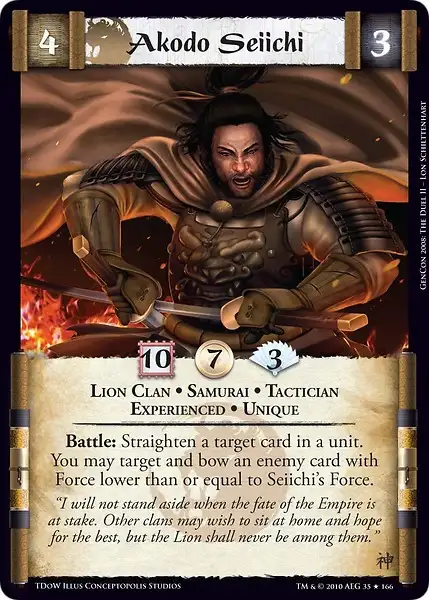 Akodo Seiichi • Experienced