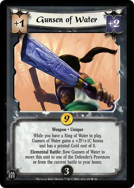 Gunsen of Water