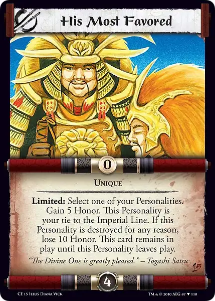 His Most Favored