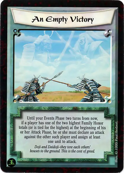 An Empty Victory