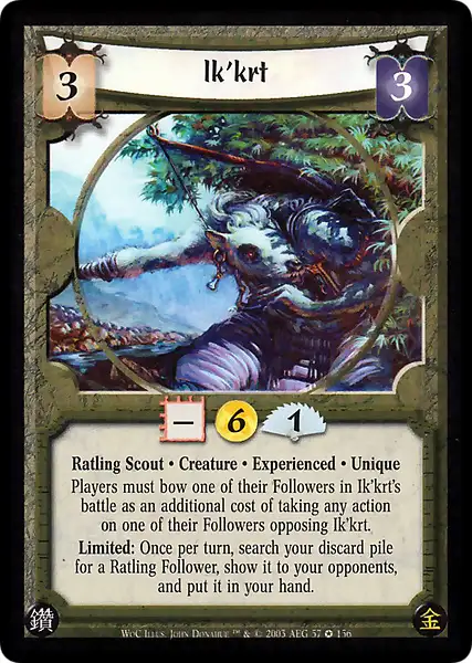 Ik'krt • Experienced