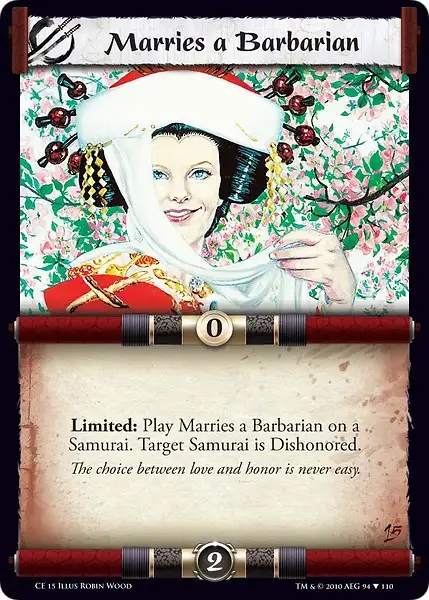 Marries a Barbarian