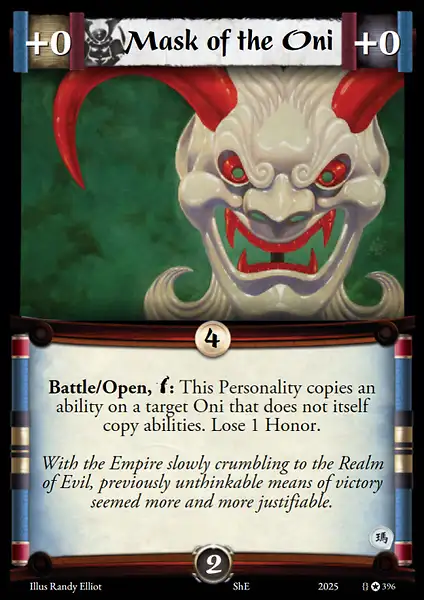Mask of the Oni