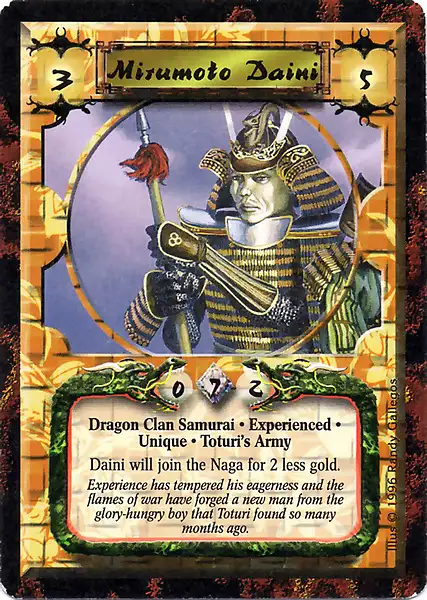 Mirumoto Daini • Experienced