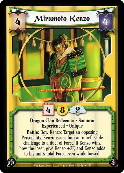 Mirumoto Kenzo • Experienced