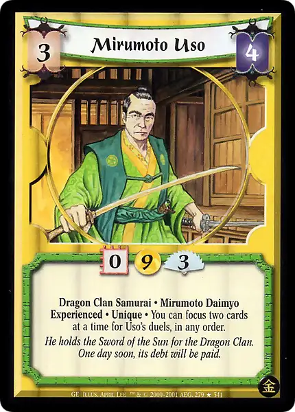 Mirumoto Uso • Experienced
