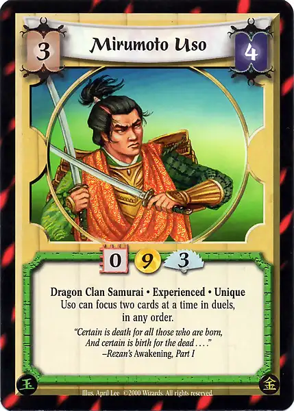 Mirumoto Uso • Experienced