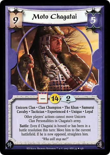 Moto Chagatai • Experienced 4