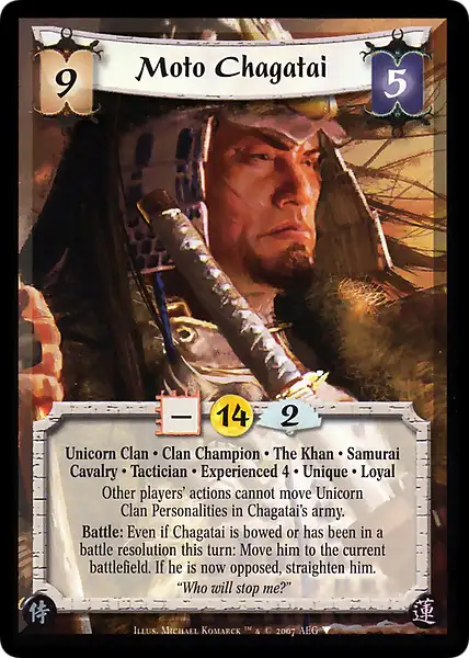Moto Chagatai • Experienced 4
