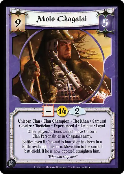 Moto Chagatai • Experienced 4